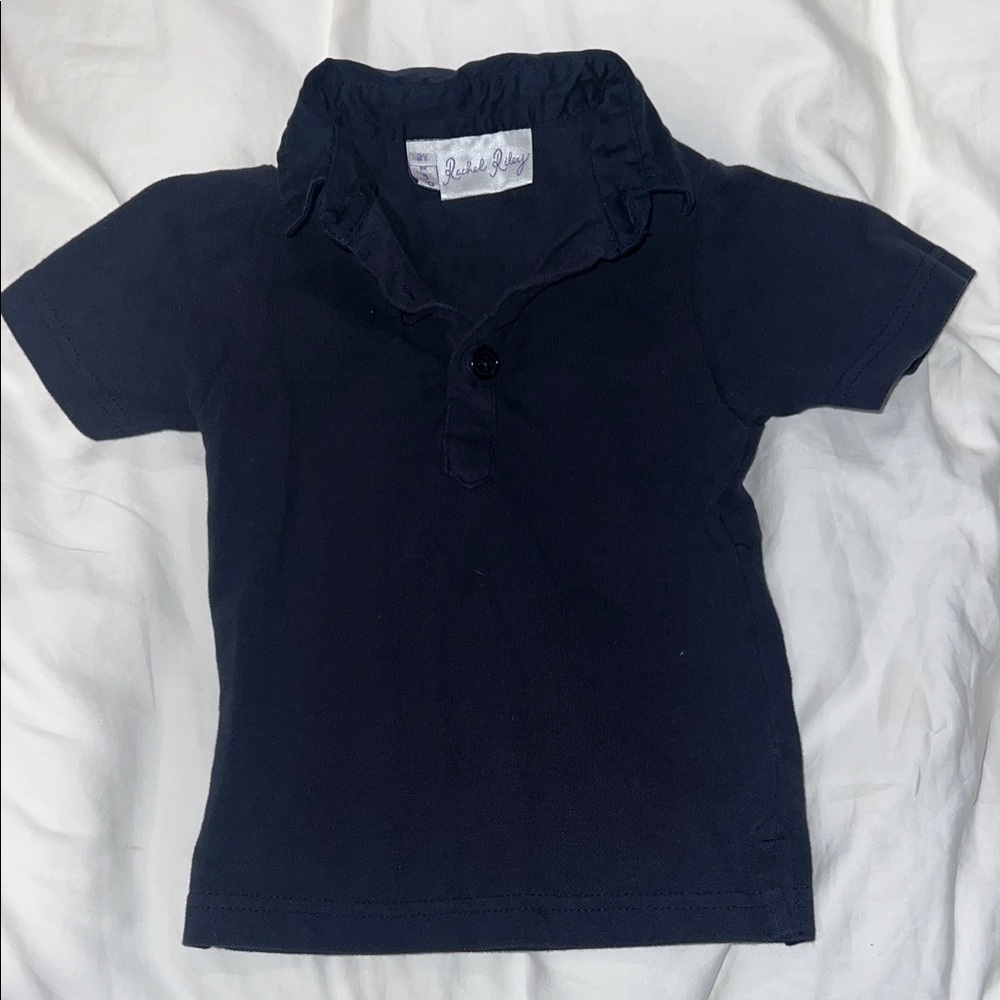 Midnight Blue Kids Polo Shirt by Rachel Riley